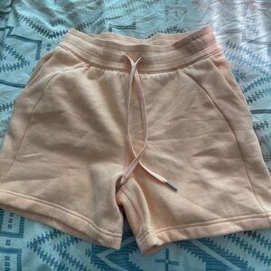 lululemon athletica Light Peach Athletic Shorts